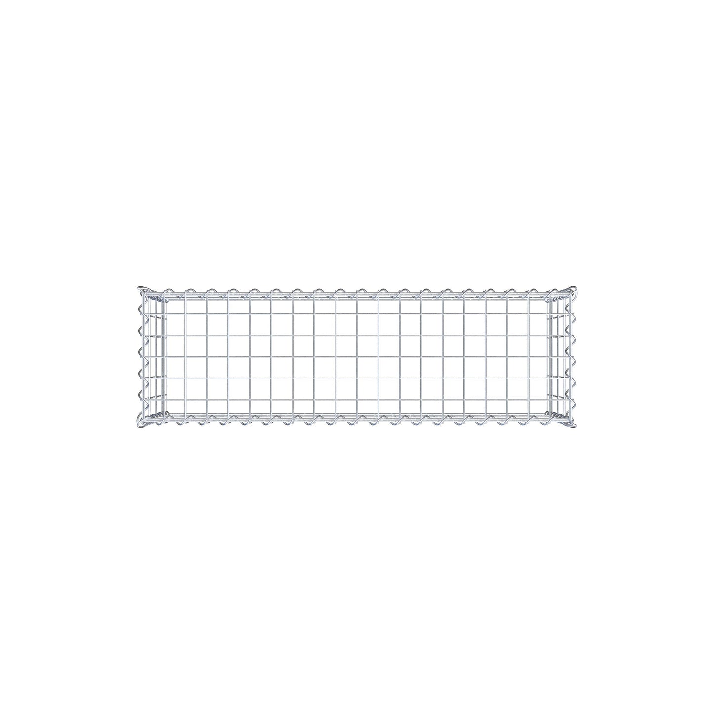Add-on schanskorf type 3 100 cm x 40 cm x 30 cm (L x H x D), maaswijdte 5 cm x 10 cm, spiraalvormig