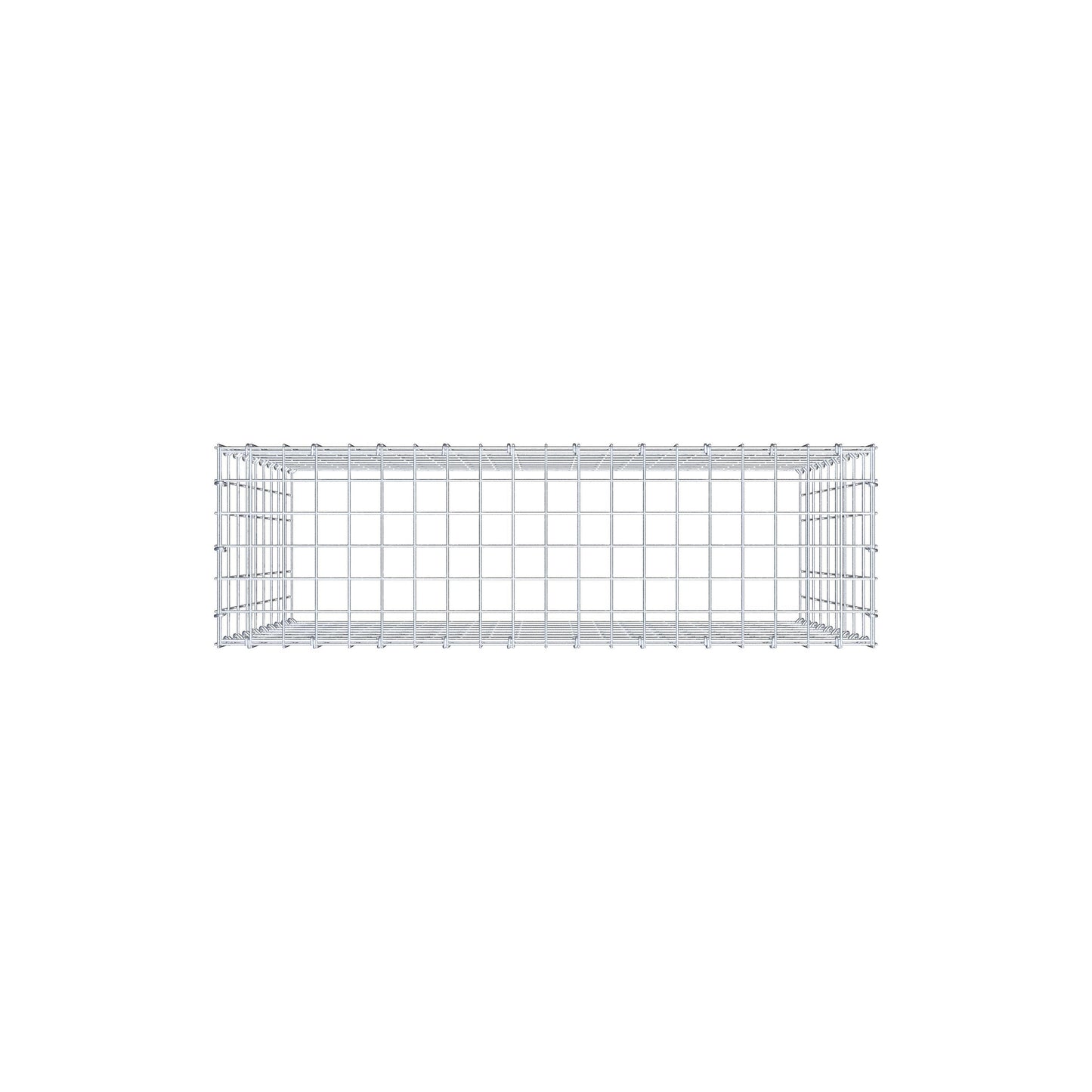 Gavión complementario de tipo 3 100 cm x 90 cm x 30 cm (L x A x P), malla 5 cm x 10 cm, anillo en C