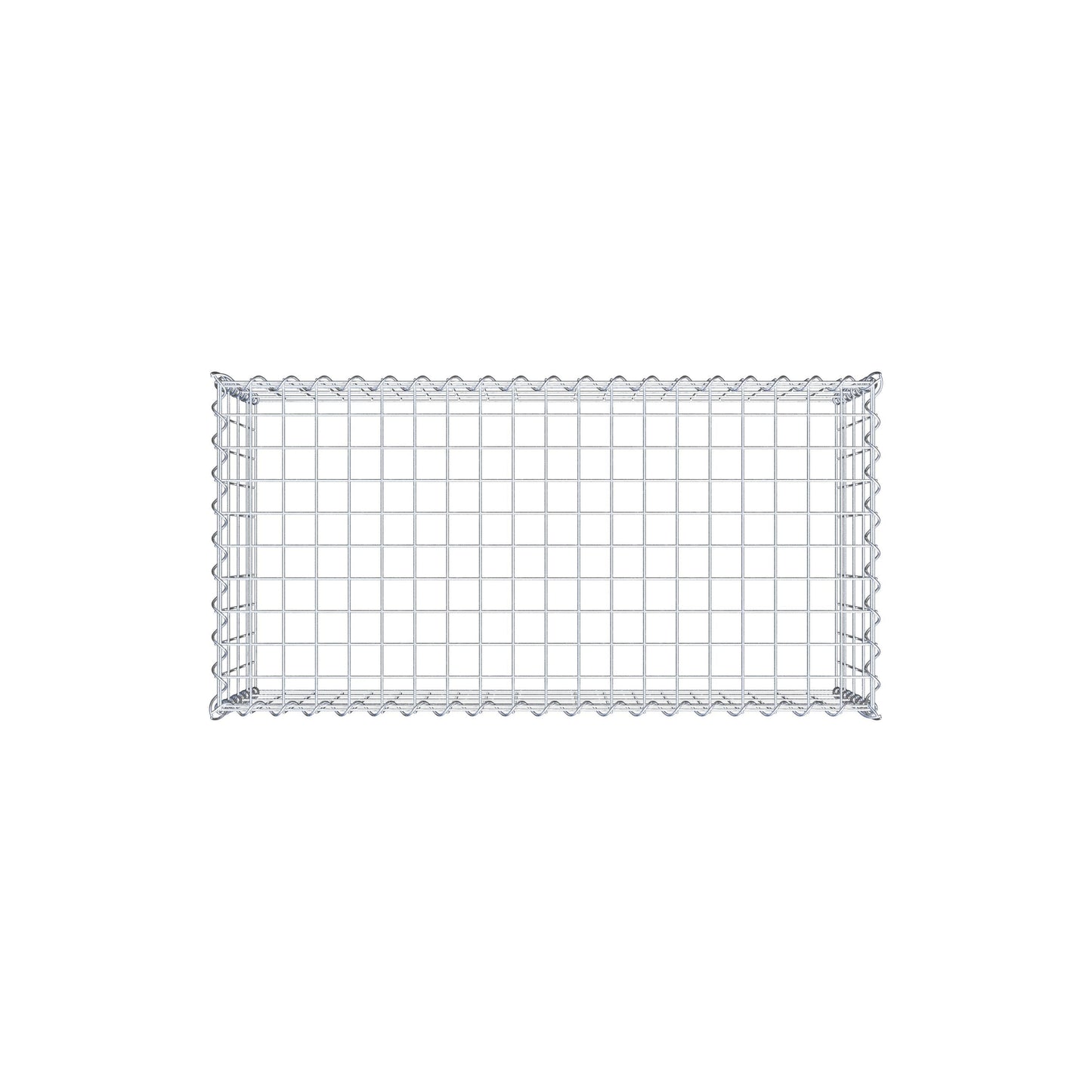Gabbione aggiuntivo tipo 3 100 cm x 40 cm x 50 cm (L x A x P), maglia 5 cm x 10 cm, spirale