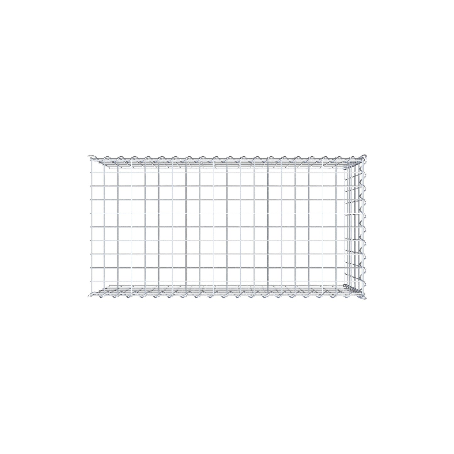 Add-on schanskorf type 4 100 cm x 50 cm x 50 cm (L x H x D), maaswijdte 5 cm x 10 cm, spiraalvormig