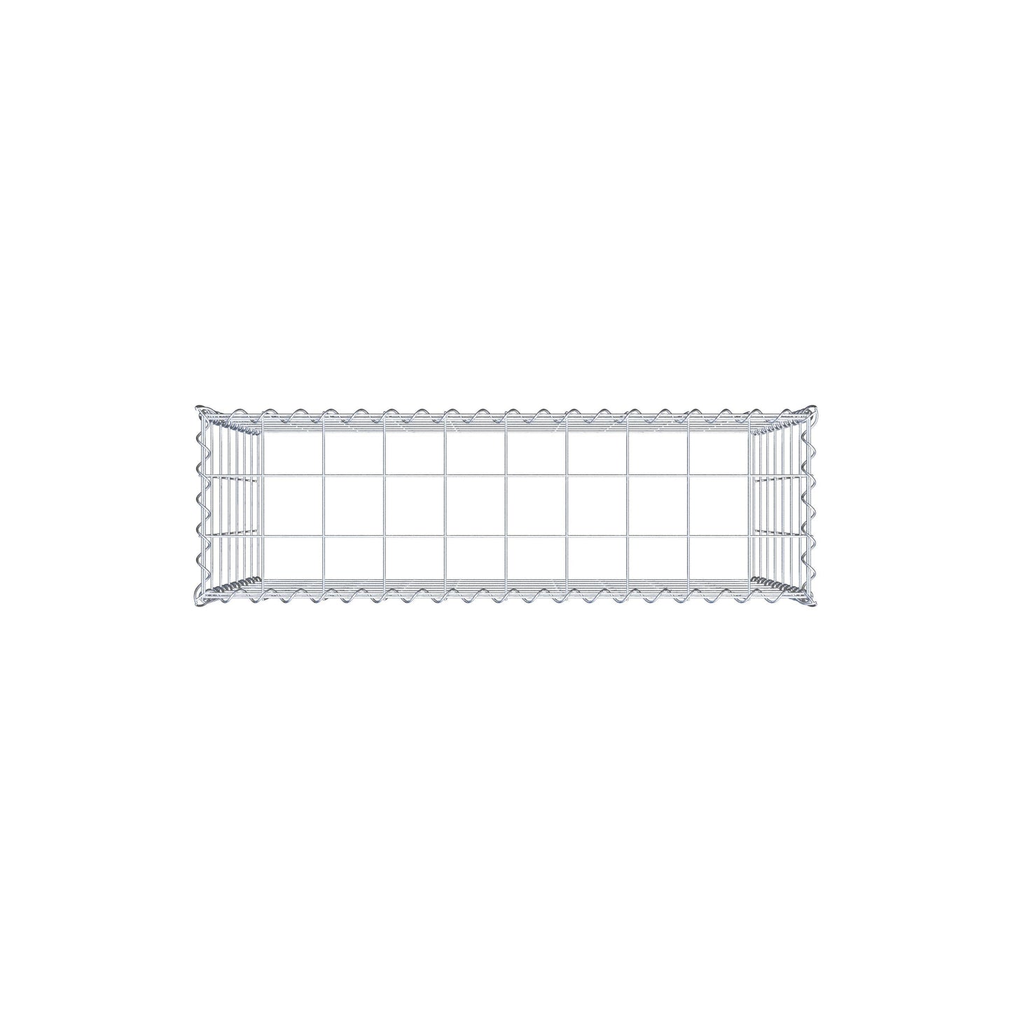 Grown-on gabion type 3 100 cm x 70 cm x 30 cm (L x H x D), mesh size 10 cm x 10 cm, spiral