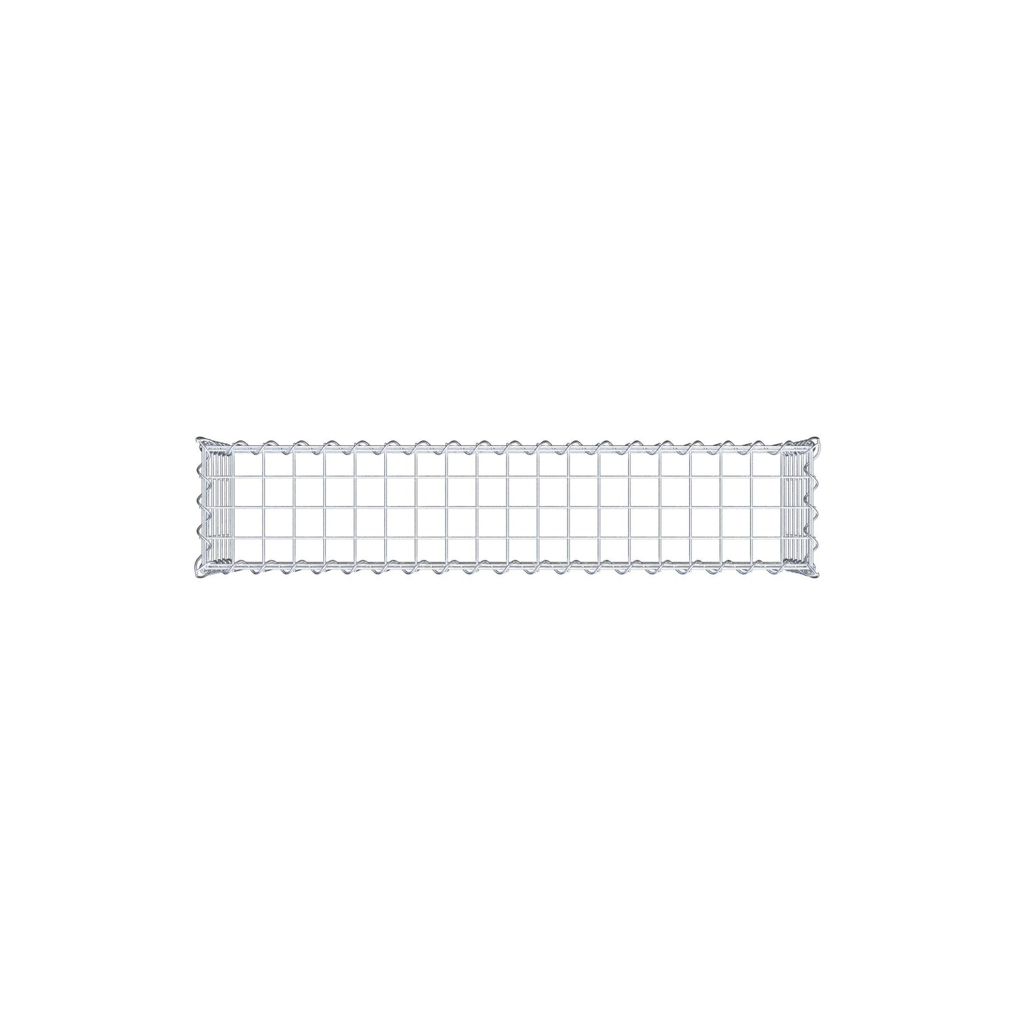 Gavión adulto tipo 3 100 cm x 30 cm x 20 cm (largo x alto x profundidad), tamaño de malla 5 cm x 5 cm, espiral