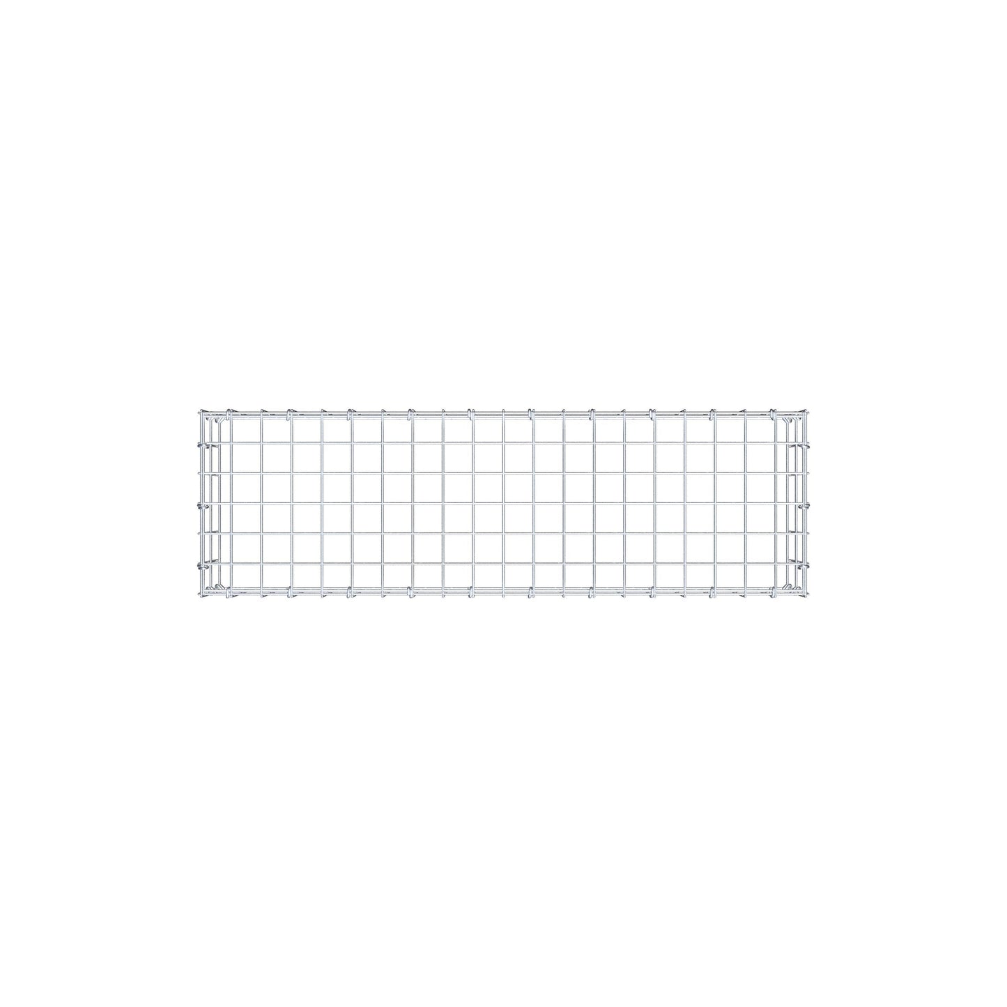 Gabião Tipo 3 100 cm x 20 cm x 30 cm (C x A x P), malhagem 5 cm x 10 cm, anel C