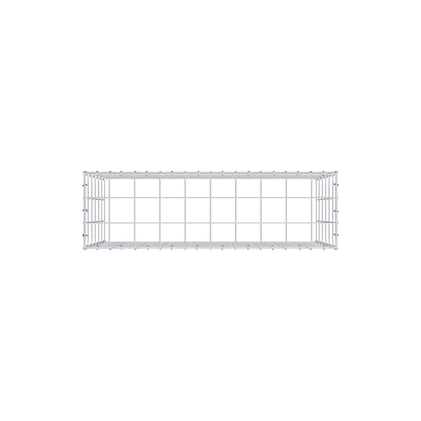 Fourche rapportée type 3 100 cm x 60 cm x 30 cm (L x H x P), mailles 10 cm x 10 cm, anneau C