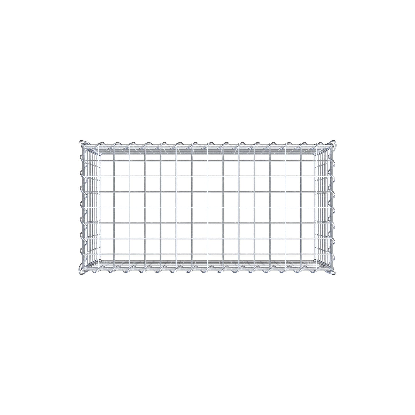 Gabião Tipo 3 80 cm x 40 cm x 40 cm (C x A x P), malhagem 5 cm x 5 cm, espiral