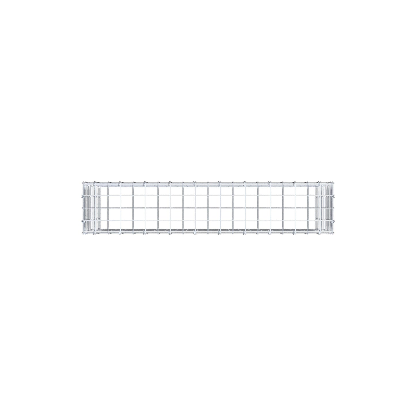 Gavión complementario de tipo 3 100 cm x 50 cm x 20 cm (largo x alto x fondo), malla 5 cm x 5 cm, anillo en C