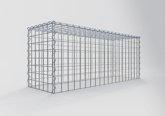 Gabion rapporté type 3 100 cm x 40 cm x 30 cm (L x H x P), mailles 5 cm x 5 cm, spirale