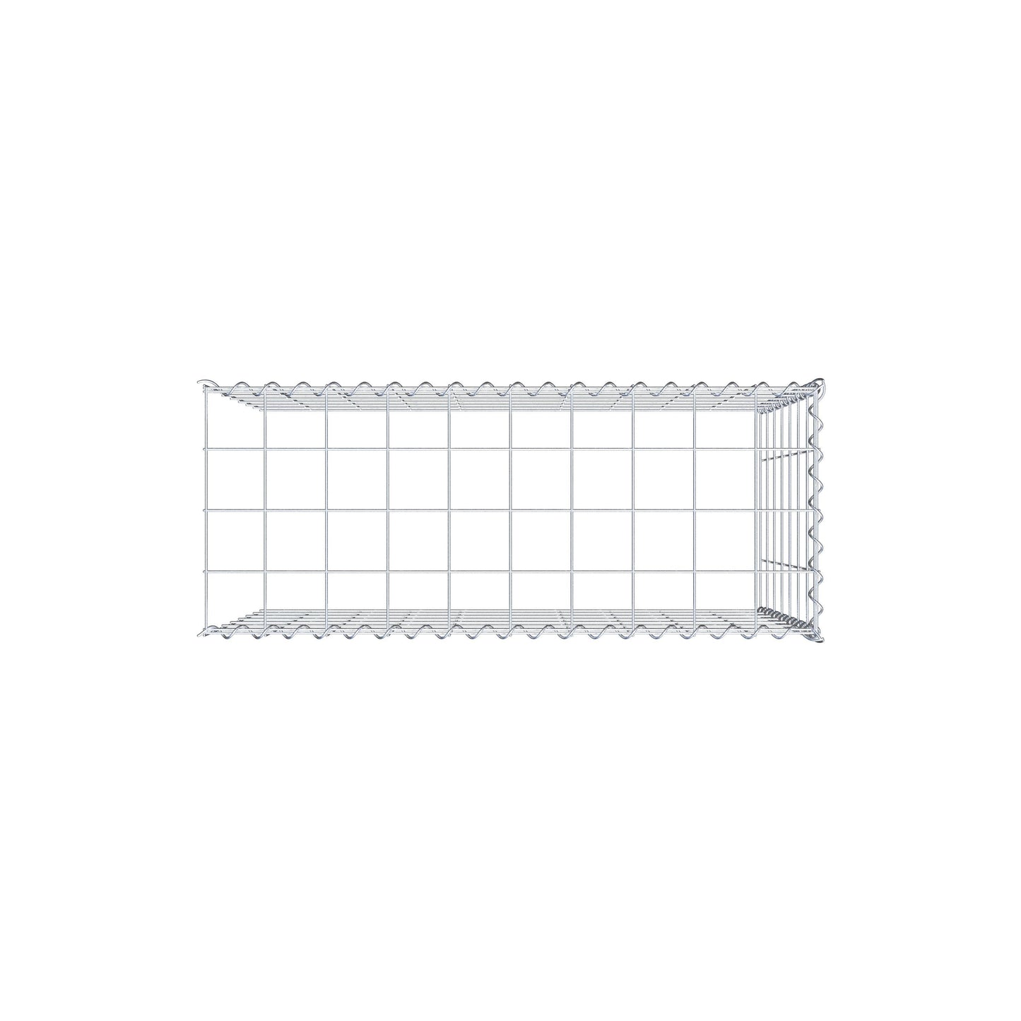 Add-on schanskorf type 4 100 cm x 70 cm x 40 cm (L x H x D), maaswijdte 10 cm x 10 cm, spiraal