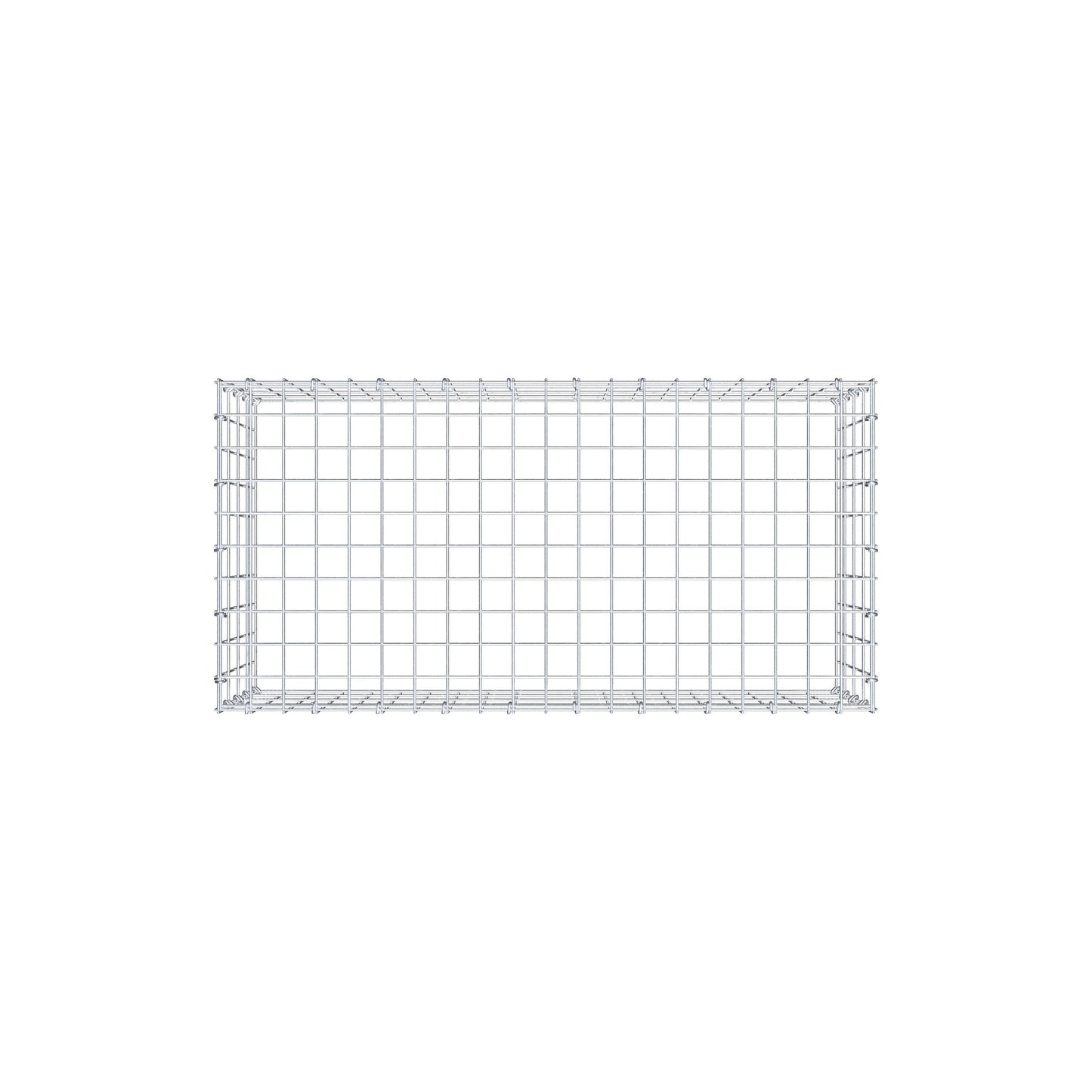 Fourche rapportée type 3 100 cm x 40 cm x 50 cm (L x H x P), mailles 5 cm x 10 cm, anneau C