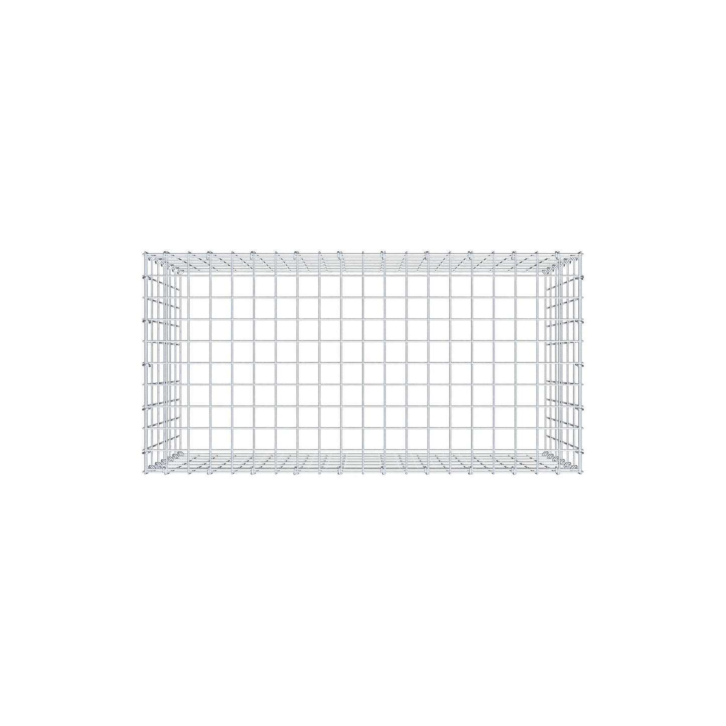 Fourche rapportée type 3 100 cm x 60 cm x 50 cm (L x H x P), mailles 5 cm x 10 cm, anneau C
