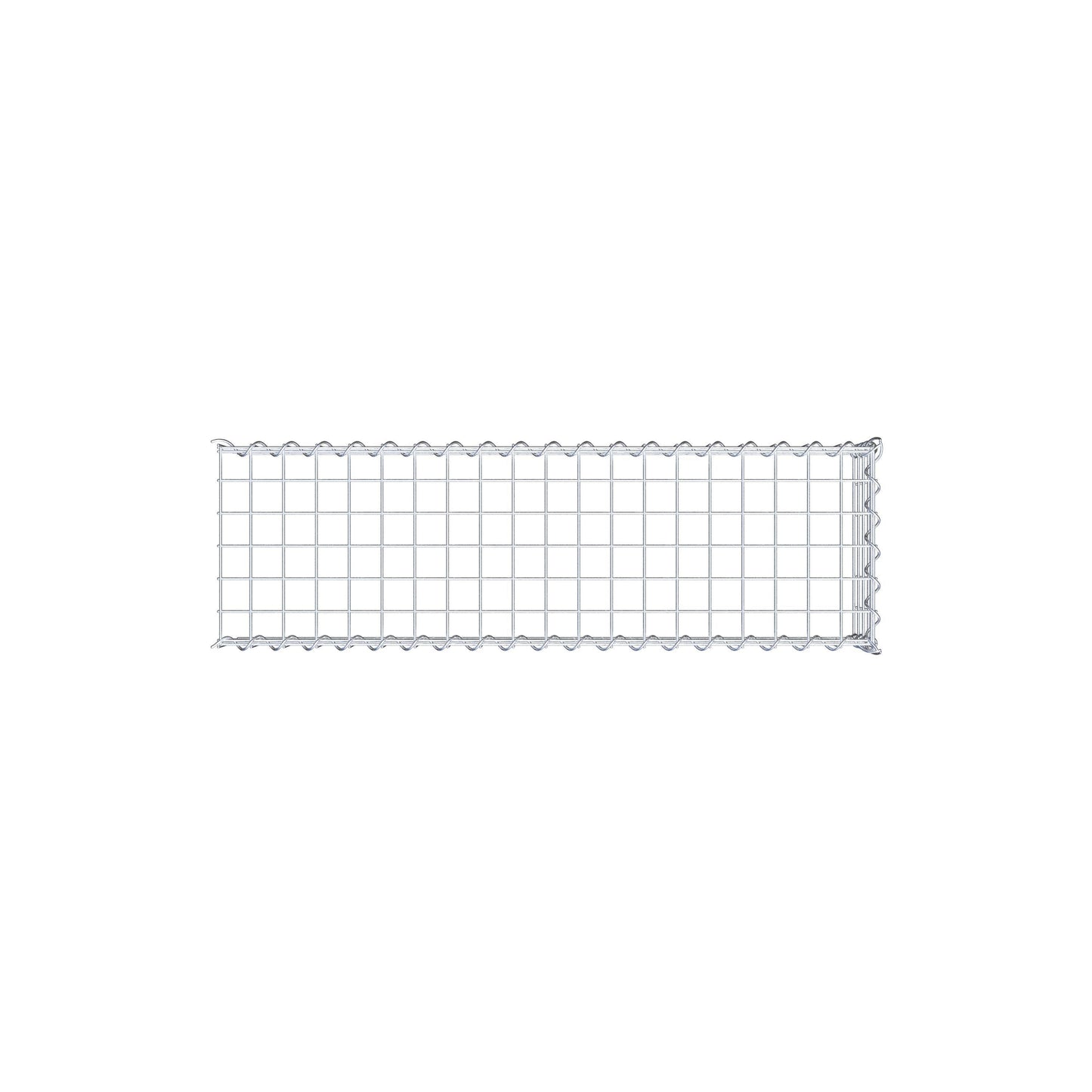Add-on schanskorf type 4 100 cm x 20 cm x 30 cm (L x H x D), maaswijdte 5 cm x 5 cm, spiraalvormig