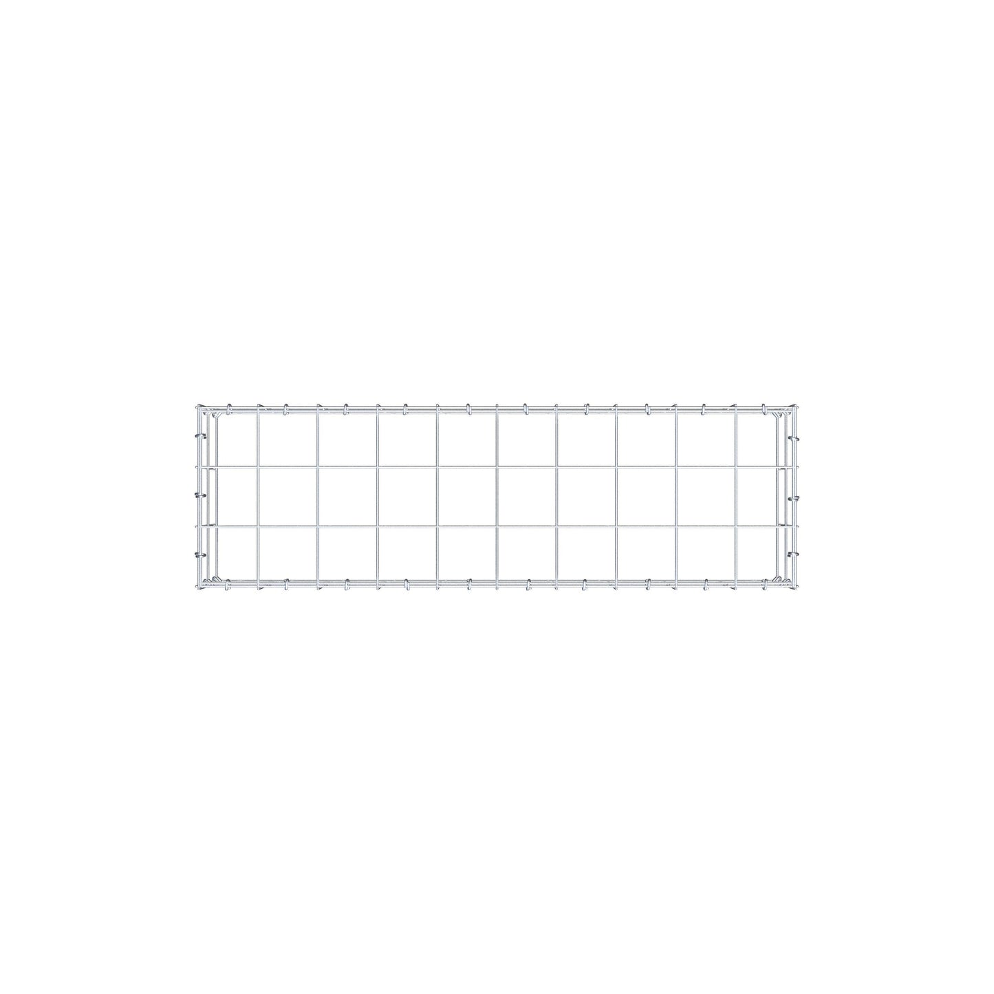 Gavión complementario de tipo 3 100 cm x 20 cm x 30 cm (L x A x P), malla 10 cm x 10 cm, anillo en C