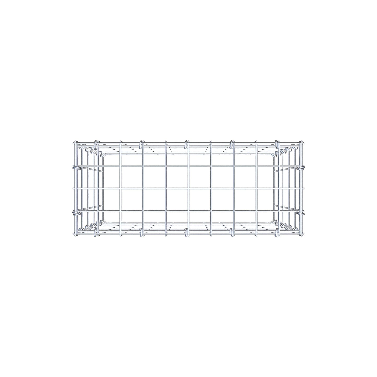 Add-on pool type 3 50 cm x 50 cm x 20 cm (L x H x D), maaswijdte 5 cm x 10 cm, C-ring