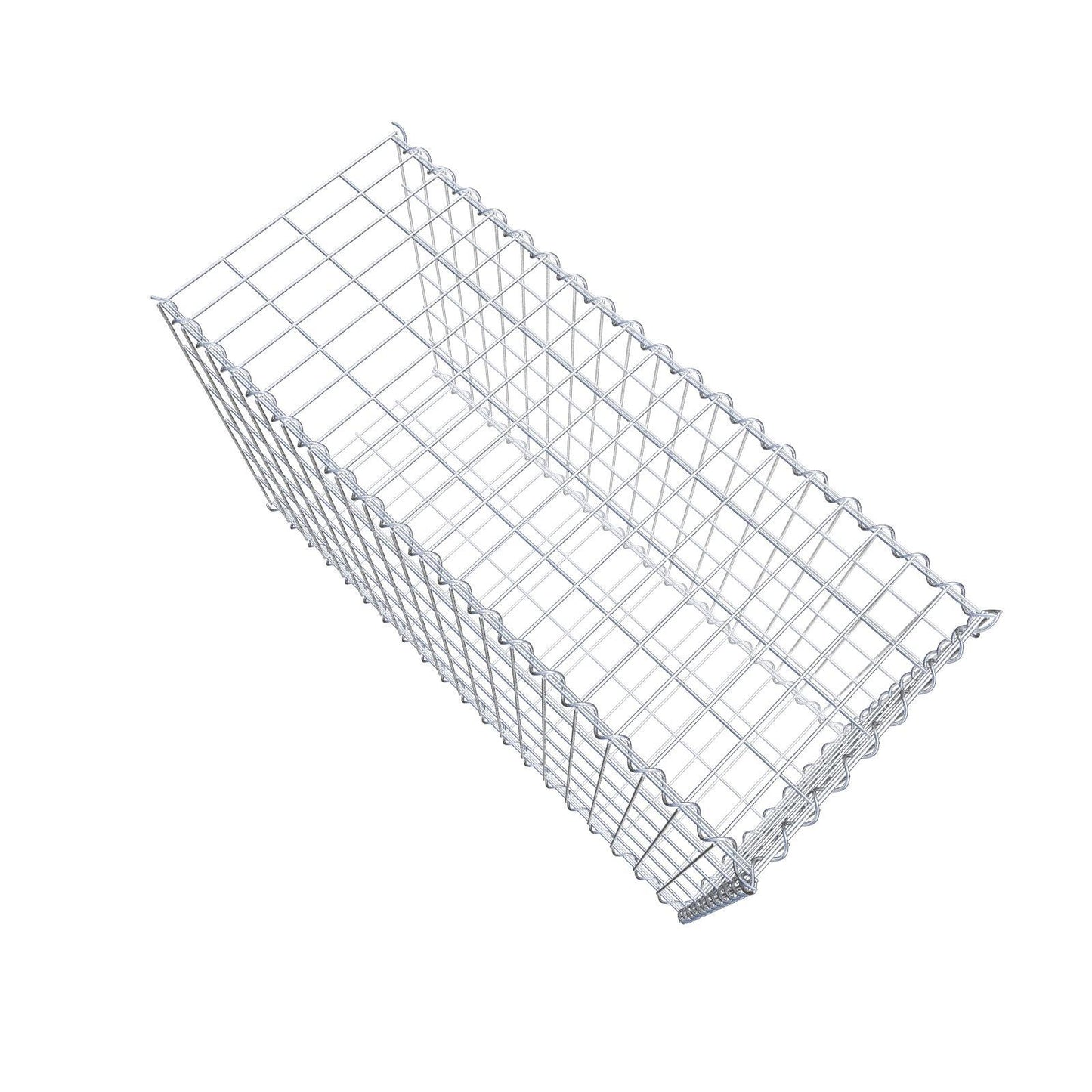 Add-on schanskorf type 2 100 cm x 60 cm x 40 cm (L x H x D), maaswijdte 5 cm x 10 cm, spiraalvormig
