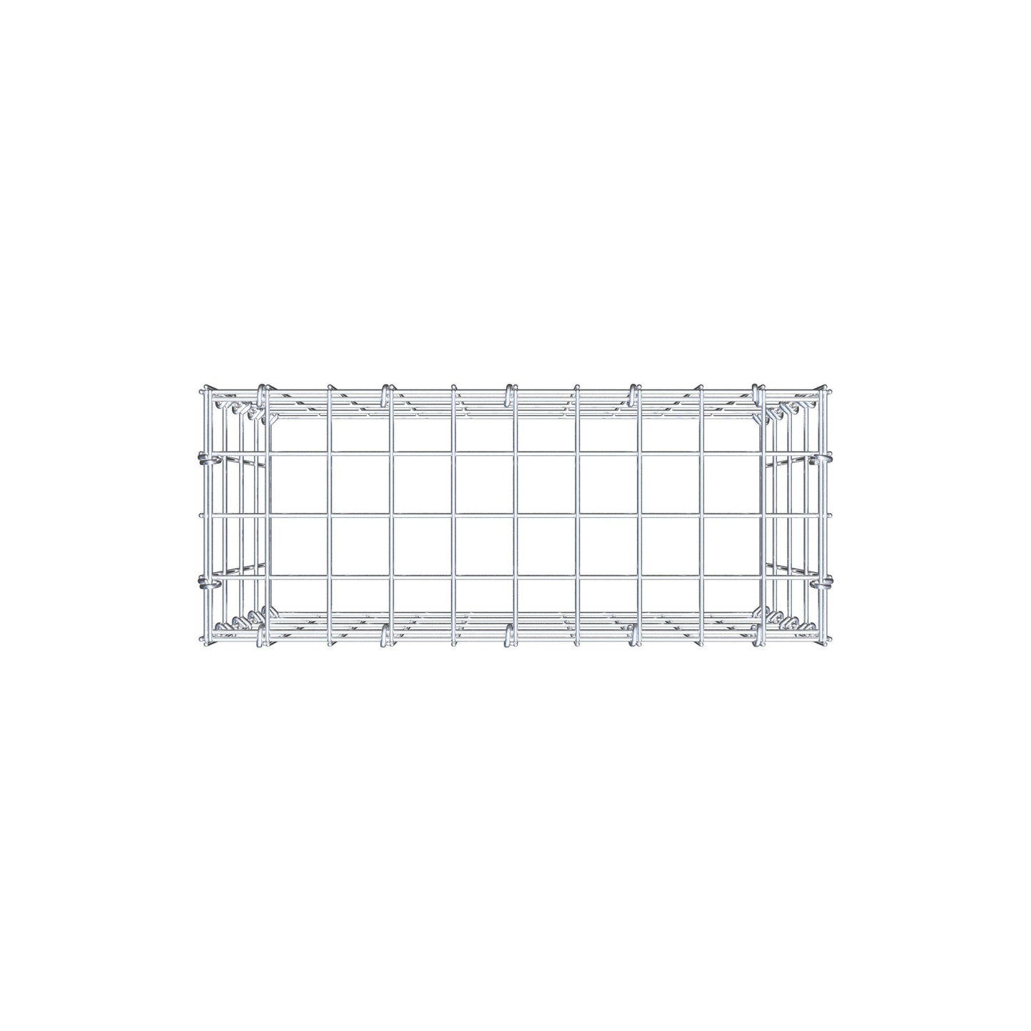 Gabião Tipo 3 50 cm x 40 cm x 20 cm (C x A x P), malhagem 5 cm x 10 cm, anel C