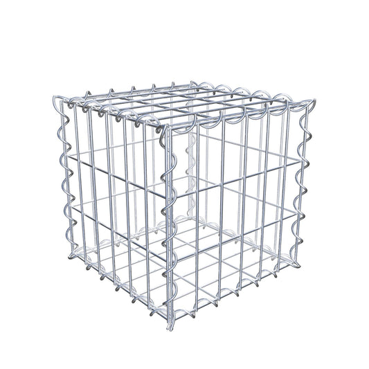 Gabion 30 cm x 30 cm x 30 cm (L x H x P), mailles 5 cm x 10 cm, spirale