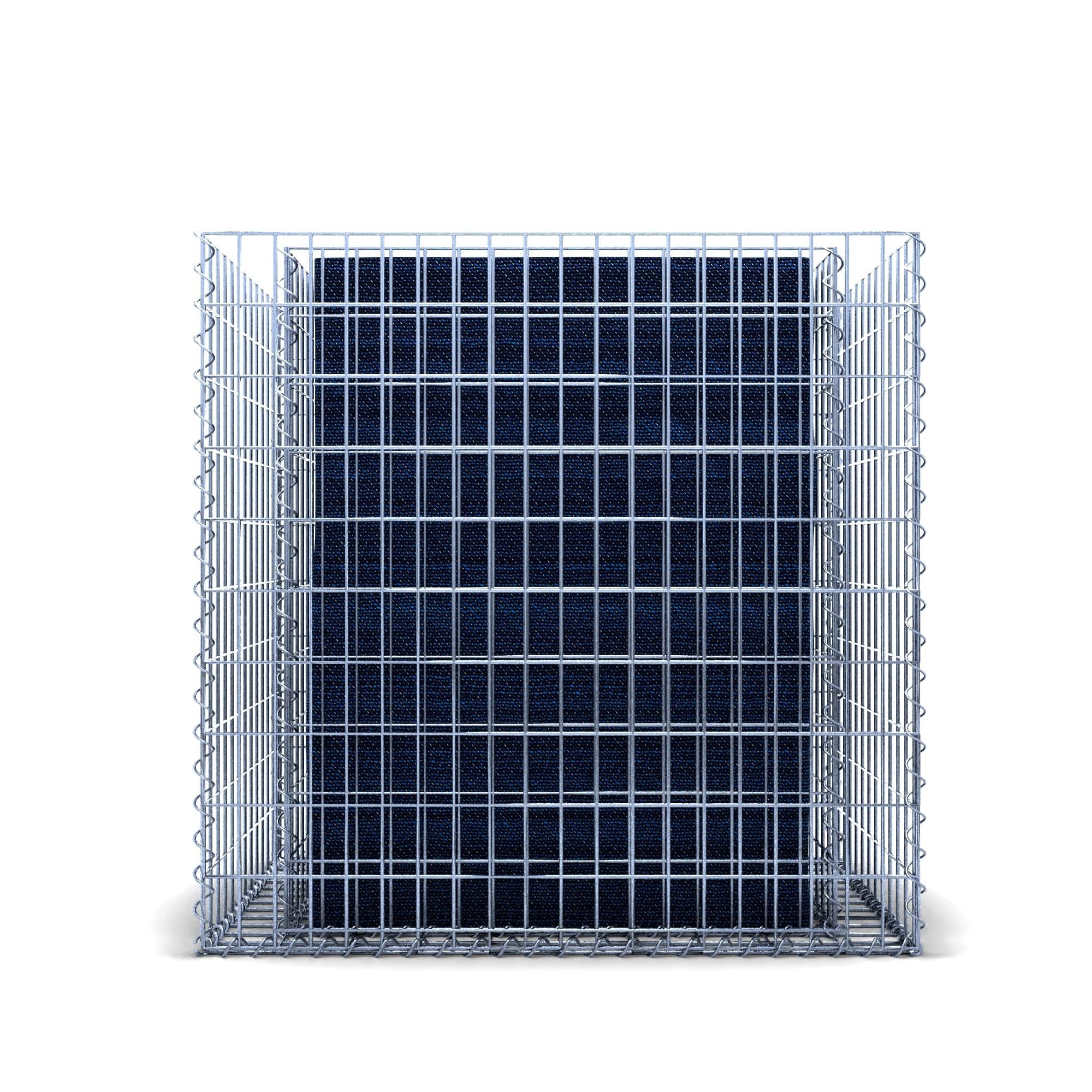 Raised bed square 100 cm x 100 cm x 60 cm (L x H x D), mesh size 5 x 10 cm, wall thickness 10 cm