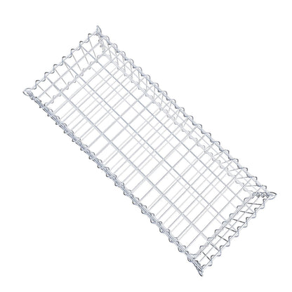 Gabião 100 cm x 20 cm x 40 cm (C x A x P), malhagem 5 cm x 10 cm, espiral