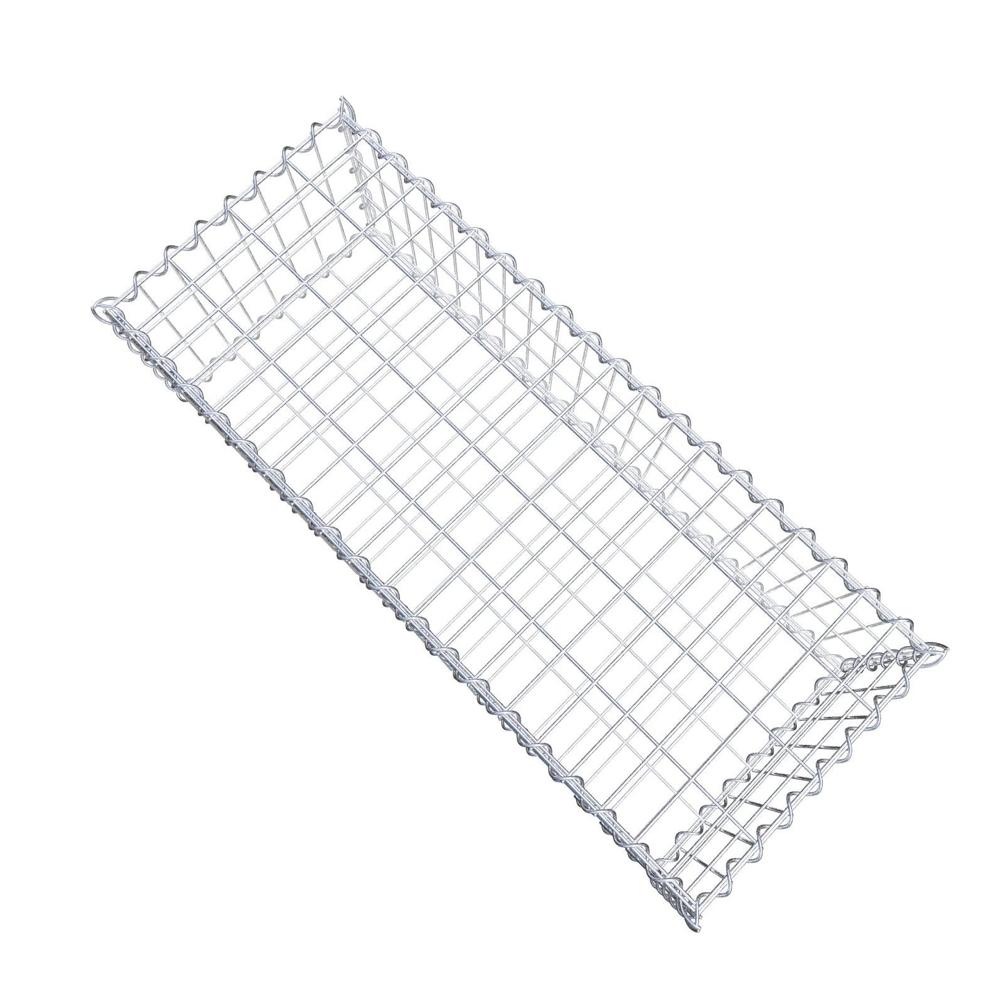 Gabion 100 cm x 30 cm x 40 cm (L x H x D), mesh size 5 cm x 10 cm, spiral