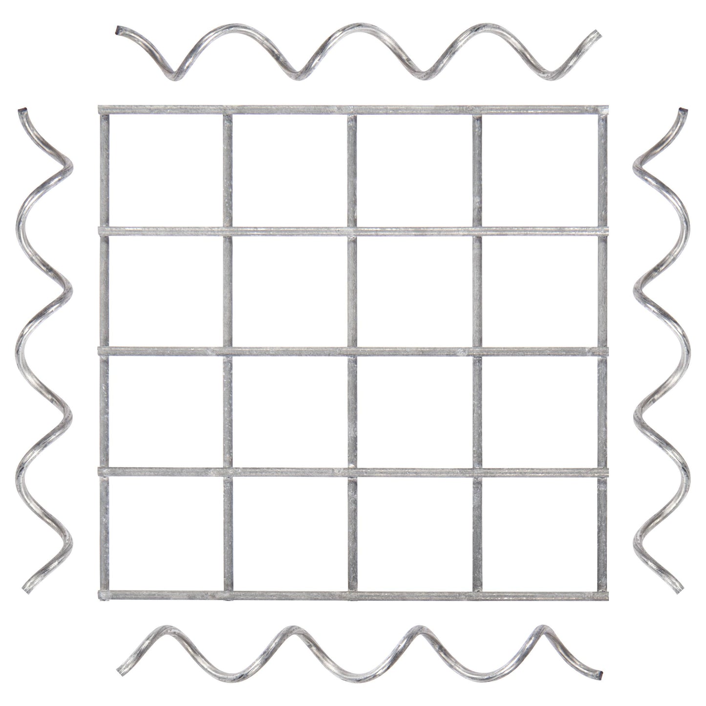 Gabiona - Gitter für Gabionensäule, verzinkt