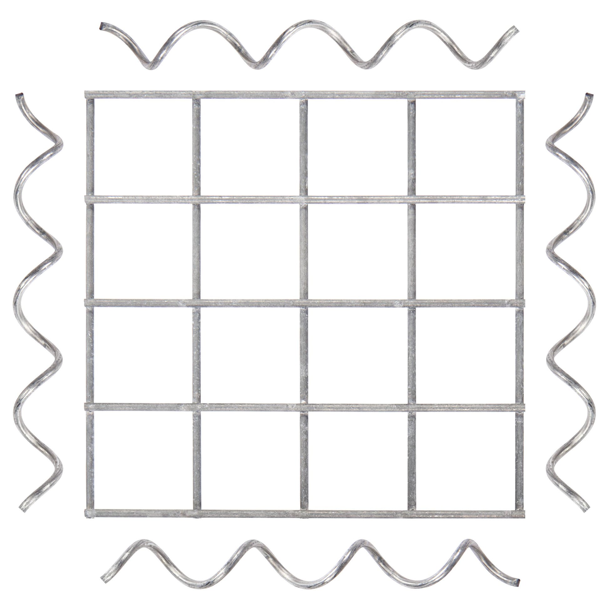 Gabiona - Gitter für Gabionensäule, verzinkt