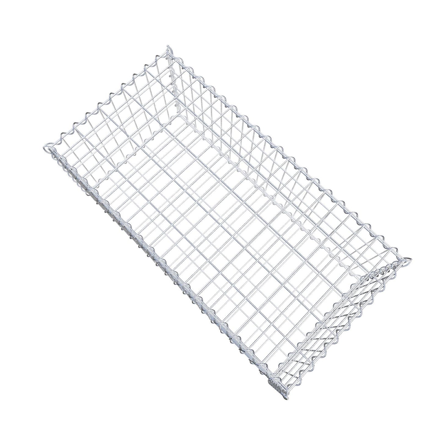 Gabion 100 cm x 40 cm x 50 cm (L x H x D), mesh size 5 cm x 10 cm, spiral