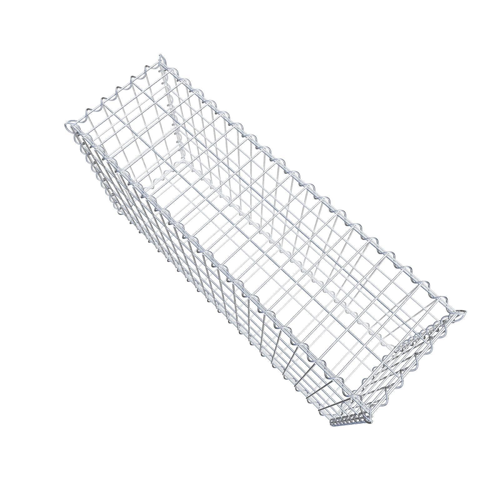 Sparset 3x Gabione 100 cm x 50 cm x 30 cm (L x H x T), Maschenweite 5 cm x 10 cm, Spirale