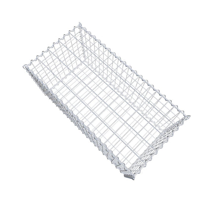 Gabion 100 cm x 50 cm x 50 cm (L x H x P), mailles 5 cm x 10 cm, spirale