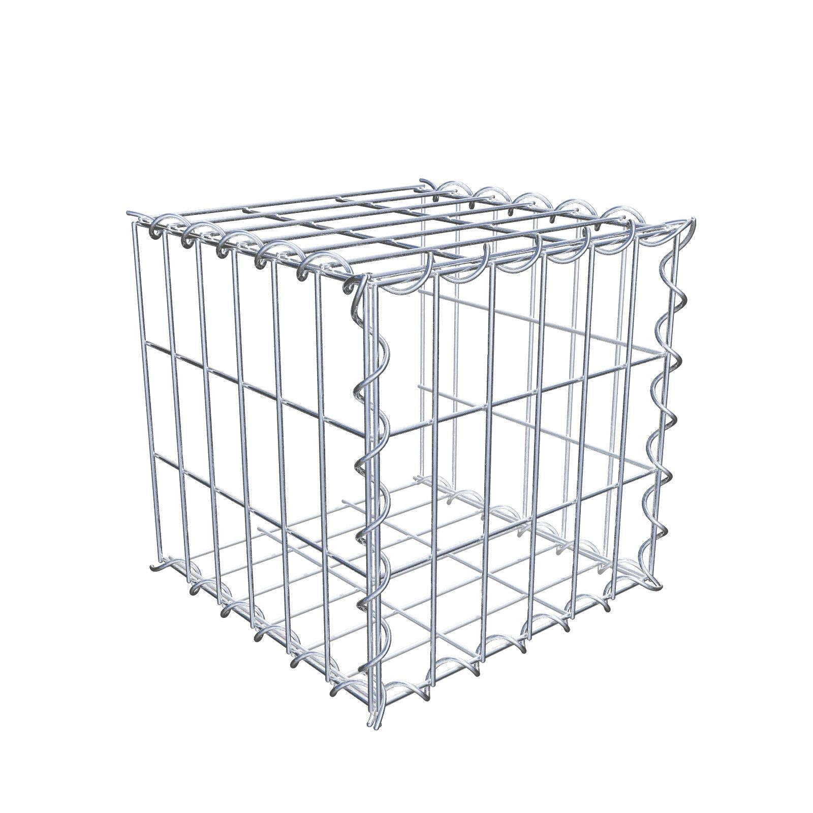Add-on schanskorf type 2 30 cm x 30 cm x 30 cm (L x H x D), maaswijdte 5 cm x 10 cm, spiraalvormig