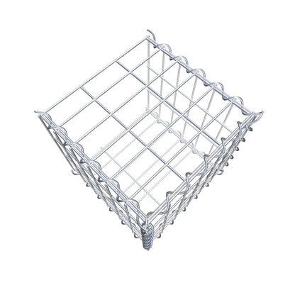 Anbaugabione Typ 2 30 cm x 30 cm x 30 cm (L x H x T), Maschenweite 5 cm x 10 cm, Spirale