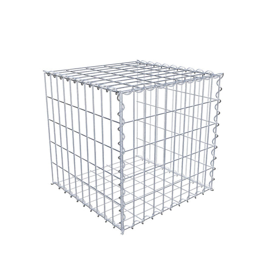 Udvokset gabion type 2 50 cm x 50 cm x 50 cm (L x H x D), maskestørrelse 5 cm x 10 cm, spiral