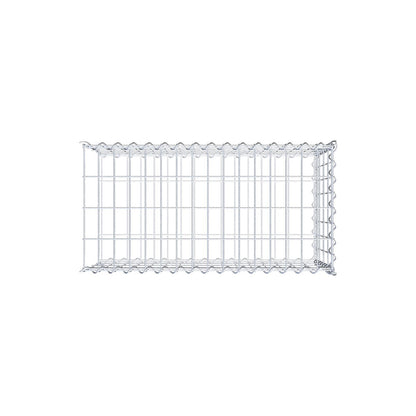 Add-on schanskorf type 2 80 cm x 40 cm x 40 cm (L x H x D), maaswijdte 5 cm x 10 cm, spiraalvormig
