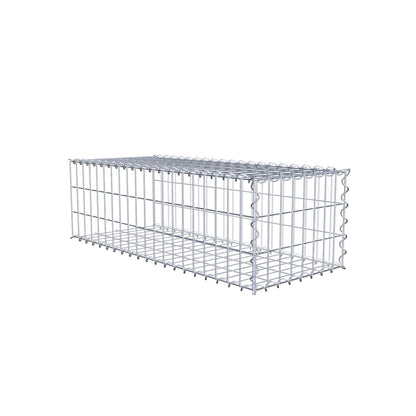 Gavión adulto tipo 2 100 cm x 30 cm x 40 cm (largo x alto x profundidad), tamaño de malla 5 cm x 10 cm, espiral