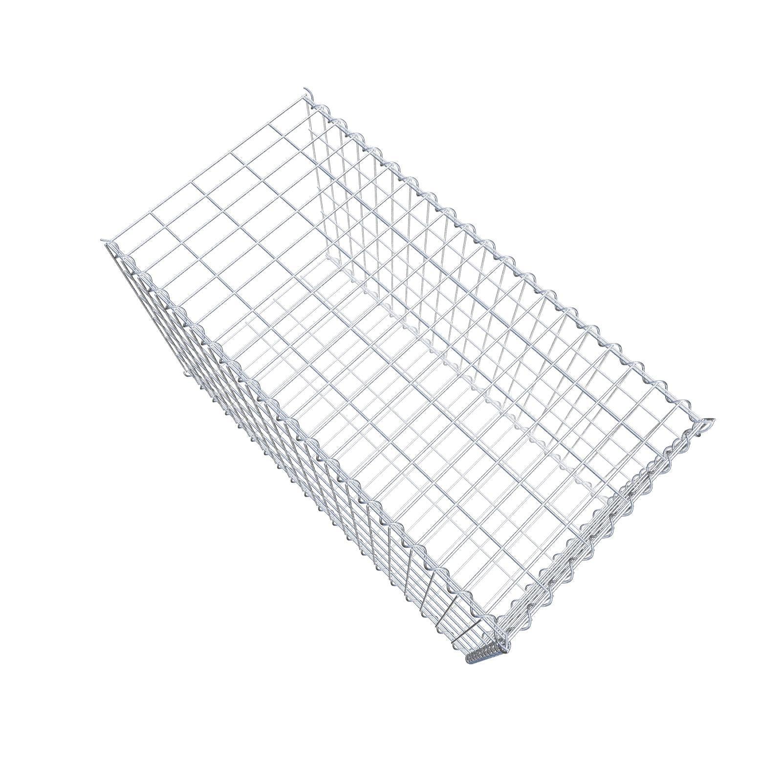 Anbaugabione Typ 2 100 cm x 60 cm x 50 cm (L x H x T), Maschenweite 5 cm x 10 cm, Spirale