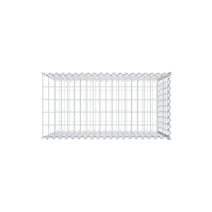 Anbaugabione Typ 2 100 cm x 70 cm x 50 cm (L x H x T), Maschenweite 5 cm x 10 cm, Spirale