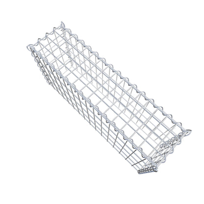 Gabion rapporté type 3 80 cm x 40 cm x 20 cm (L x H x P), mailles 5 cm x 10 cm, spirale