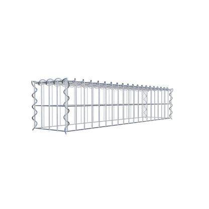 Extra gabion typ 3 100 cm x 20 cm x 20 cm (L x H x D), maskstorlek 5 cm x 10 cm, spiral