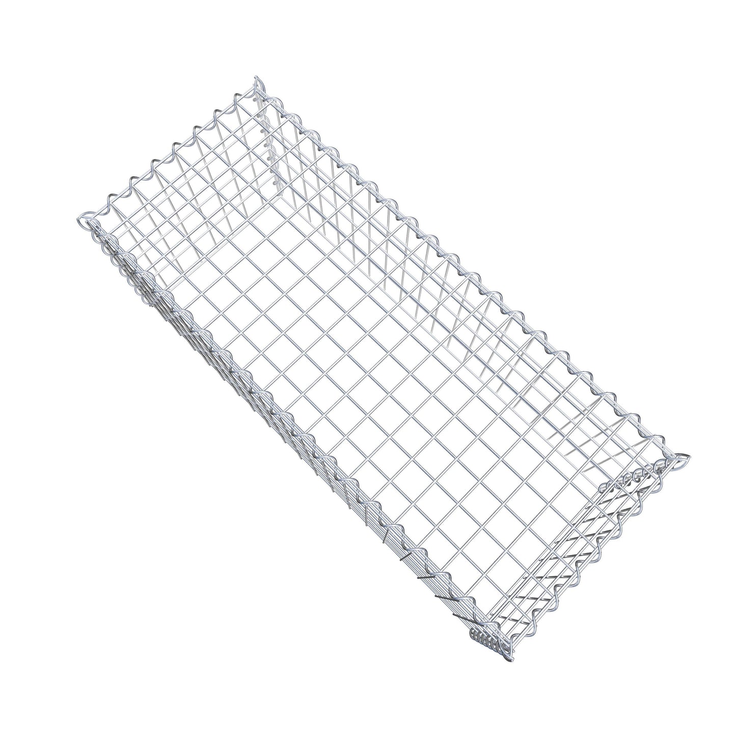 Opvokset gabion type 3 100 cm x 40 cm x 40 cm (L x H x D), maskestørrelse 5 cm x 10 cm, spiral