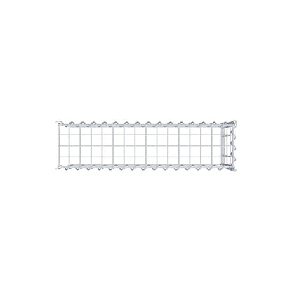 Gabion rapporté type 4 80 cm x 40 cm x 20 cm (L x H x P), mailles 5 cm x 10 cm, spirale