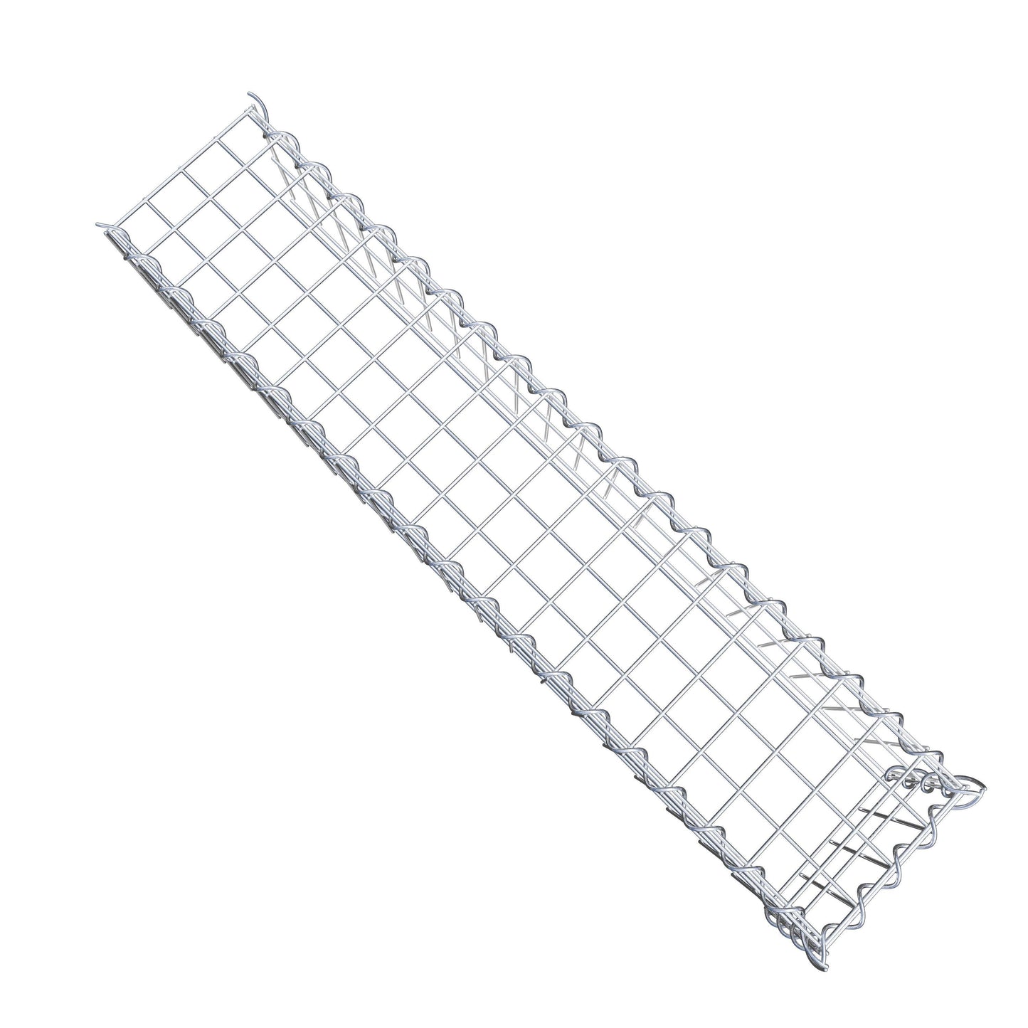 Opvokset gabion type 4 100 cm x 20 cm x 20 cm (L x H x D), maskestørrelse 5 cm x 10 cm, spiral