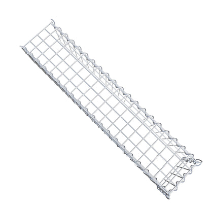 Opvokset gabion type 4 100 cm x 20 cm x 20 cm (L x H x D), maskestørrelse 5 cm x 10 cm, spiral