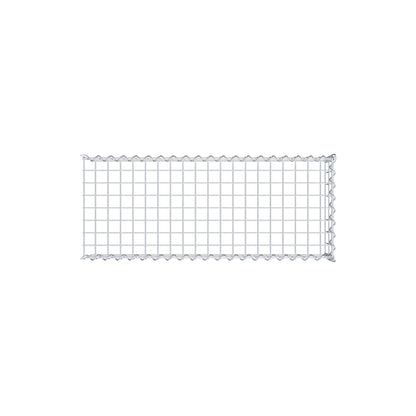 Opvokset gabion type 4 100 cm x 20 cm x 40 cm (L x H x D), maskestørrelse 5 cm x 10 cm, spiral