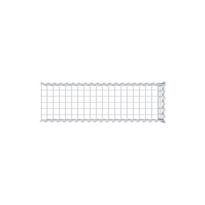 Gavión complementario tipo 4 100 cm x 30 cm x 30 cm (L x A x P), malla 5 cm x 10 cm, espiral