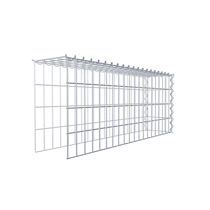 Add-on schanskorf type 4 100 cm x 40 cm x 20 cm (L x H x D), maaswijdte 5 cm x 10 cm, spiraalvormig