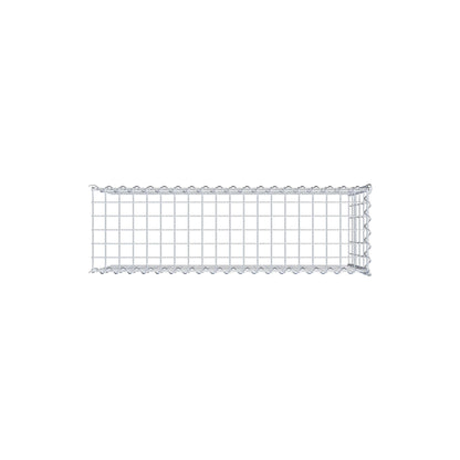 Gabião tipo 4 100 cm x 50 cm x 30 cm (C x A x P), malhagem 5 cm x 10 cm, espiral