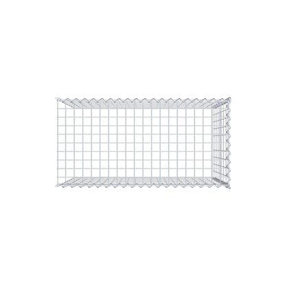 Grown-on gabion type 4 100 cm x 70 cm x 50 cm (L x H x D), mesh size 5 cm x 10 cm, spiral