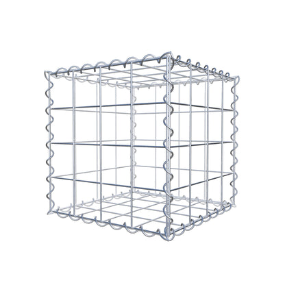 Gabion 40 cm x 40 cm x 40 cm (L x H x D), maskestørrelse 10 cm x 10 cm, spiral