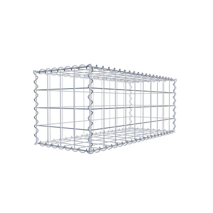 Gabbione 100 cm x 40 cm x 40 cm (L x H x P), maglia 10 cm x 10 cm, spirale