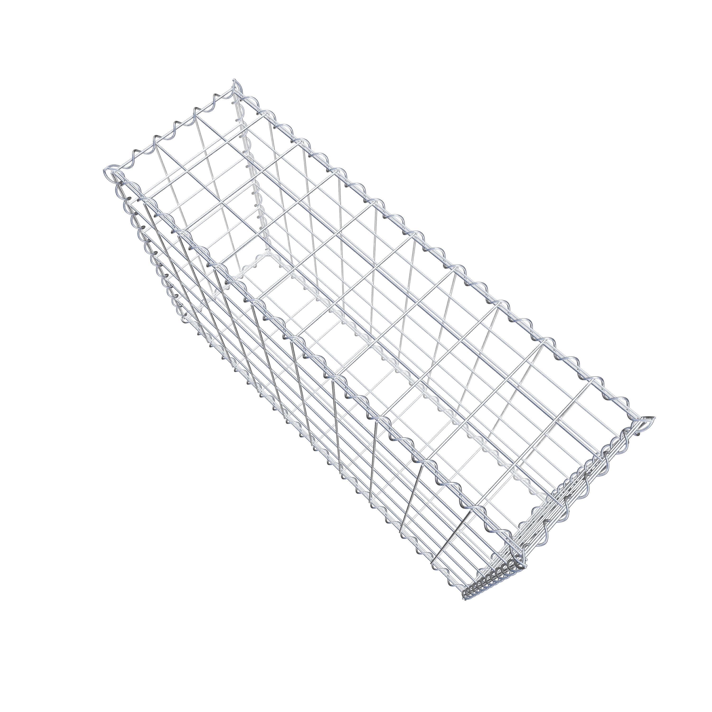 Gabion 100 cm x 60 cm x 30 cm (L x H x D), mesh size 10 cm x 10 cm, spiral