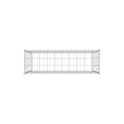 Gabbione 100 cm x 70 cm x 30 cm (L x H x P), maglia 10 cm x 10 cm, spirale
